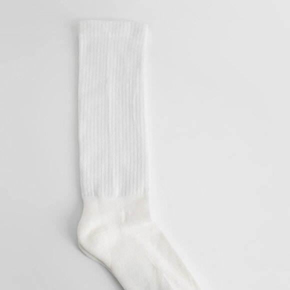 BNWT SS22 RICK OWENS "FOGACHINE" FOG SOCKS MILK 2 & 3 - Picture 2 of 6